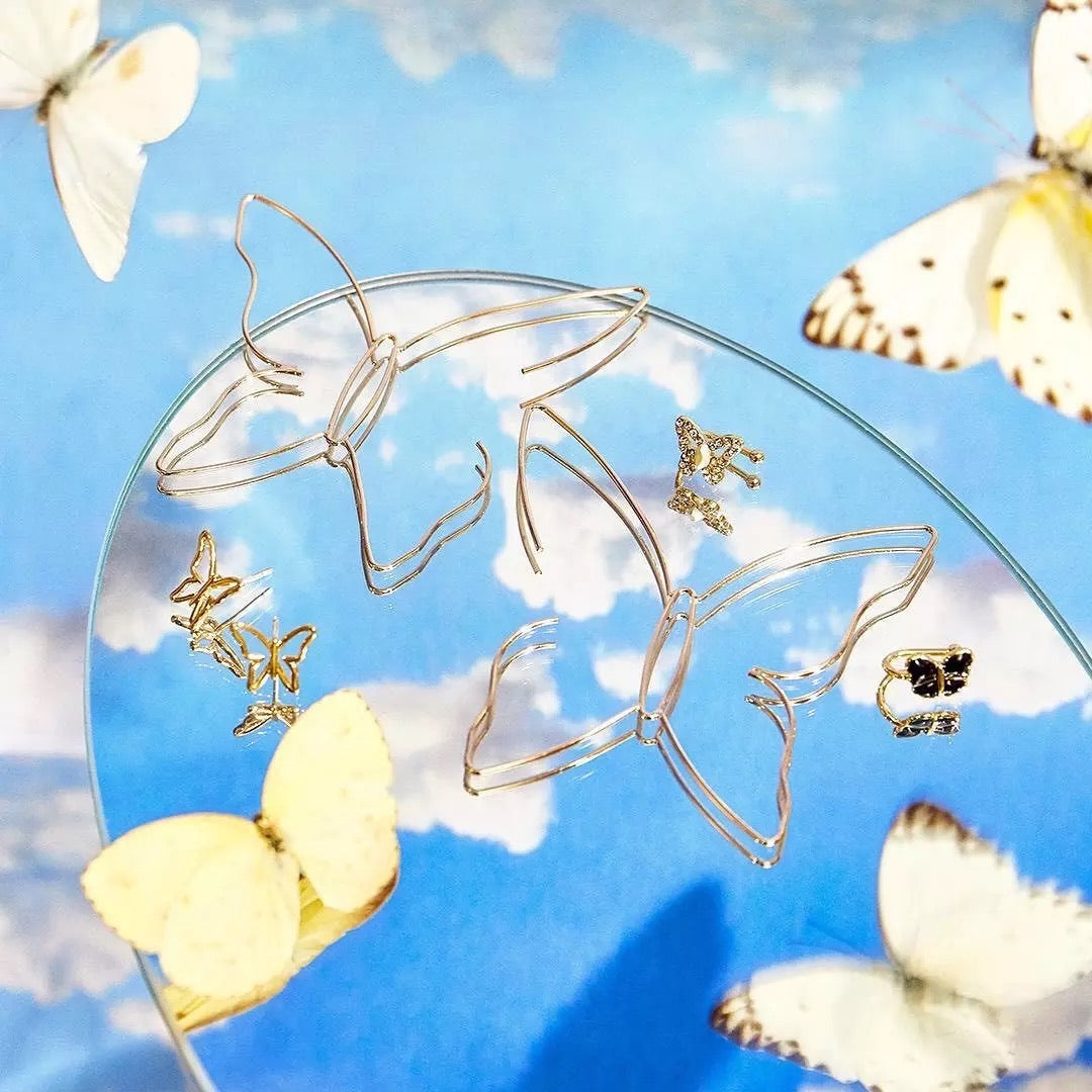 Butterfly Drop Earrings
