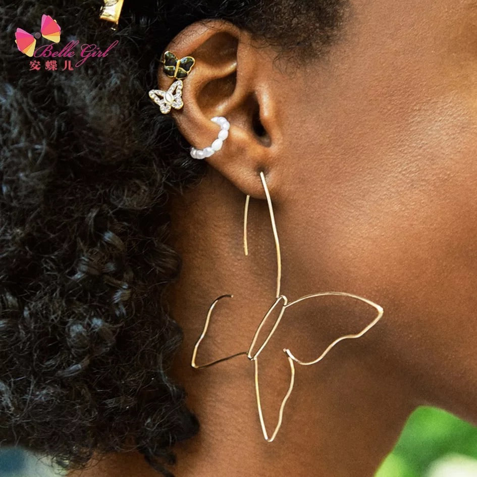 Butterfly Drop Earrings